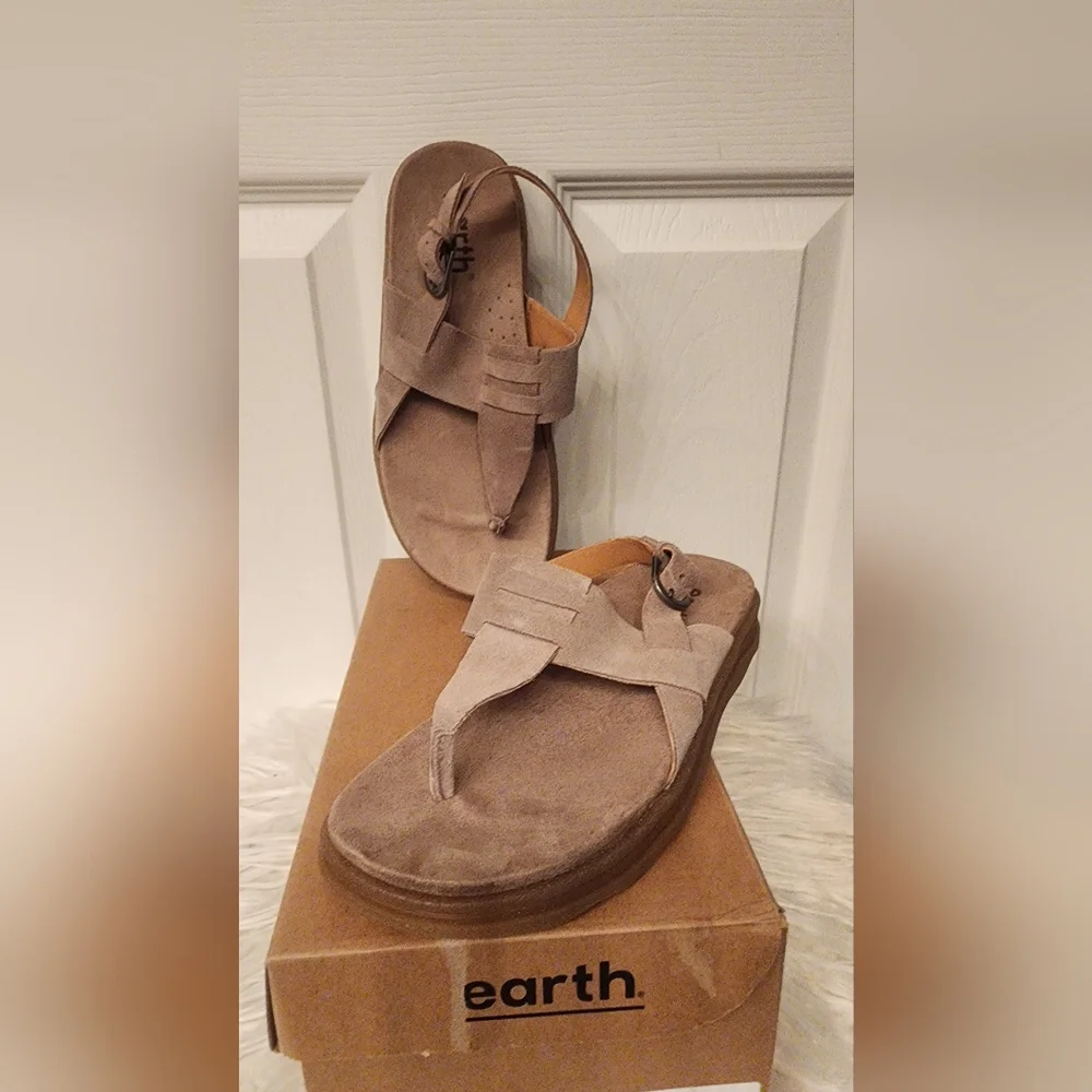 EARTH Luciana Adjustable Ankle Strap Casual Sandals size 7 - Picture 7 of 9
